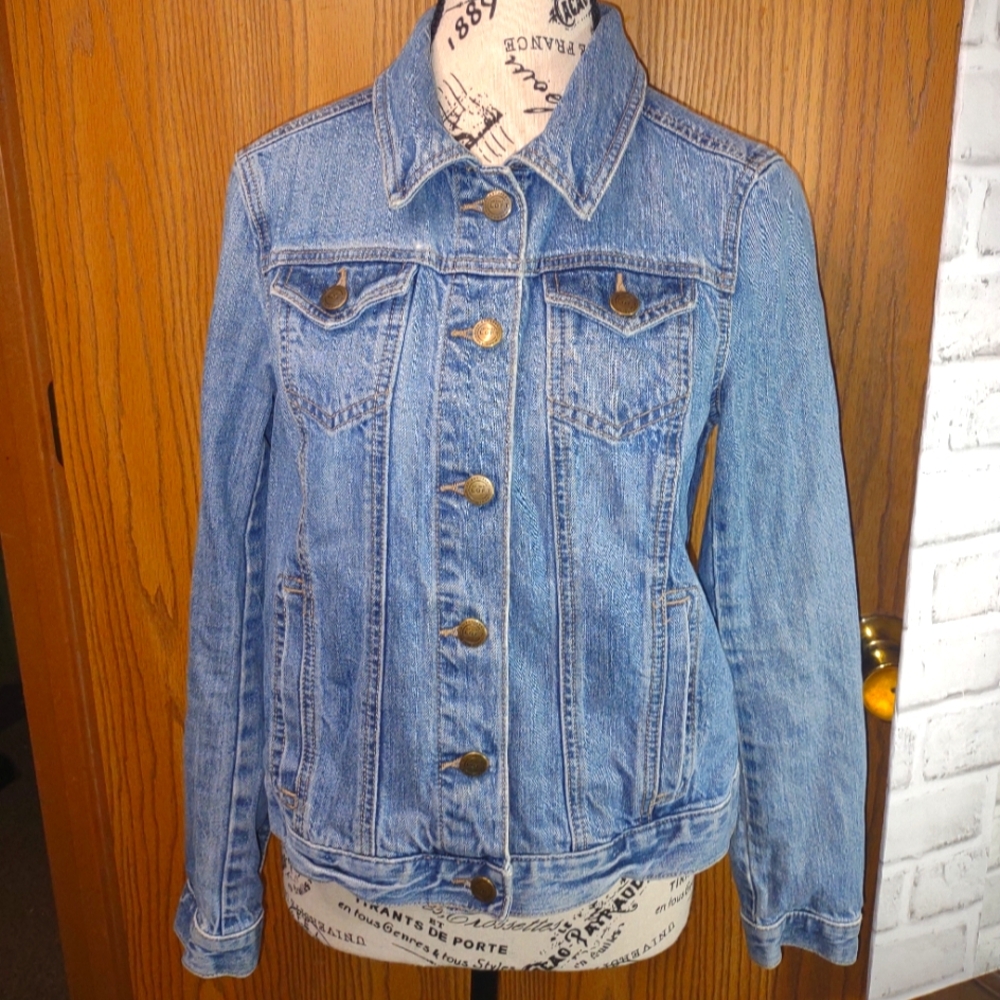 Ann Taylor Blue Jean Jacket